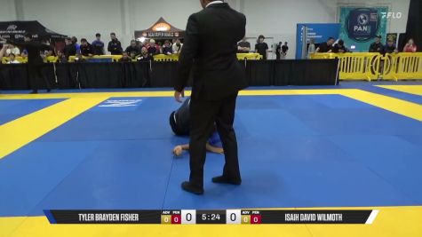 Isaih David Wilmoth vs Tyler Brayden Fisher 2026 Pan IBJJF Jiu-Jitsu No-Gi Championship