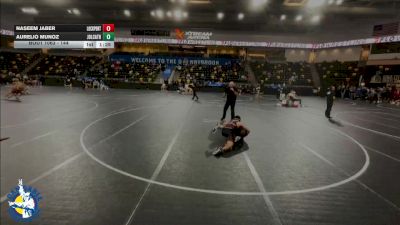 144 lbs 17th Place Match - Naseem Jaber, Lockport (Twp.) vs Aurelio Munoz, Joliet (Catholic Academy)