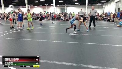 96 lbs Round 3 (8 Team) - JJ Wildy, Headhunters vs Reese Hoover, Quest Wrestling