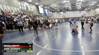 73 lbs Cons. Round 2 - Maxwell Widdison, American Fork Jr High vs Gabriel Richardson, Champions Wrestling Club