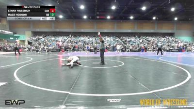 88 lbs Consi Of 8 #1 - Ethan Hieserich, Cloverdale vs Mace Hodson, Mad Dawg Wrestling Club