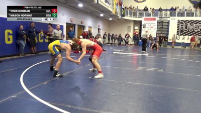 172 lbs Qtr-finals - Titus Norman, Baylor-TN vs Mason Horwat, Derry