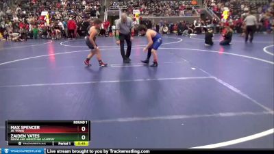 120 lbs Round 1 - Max Spencer, Jr. Titans vs Zaiden Yates, Siouxland Wrestling Academy