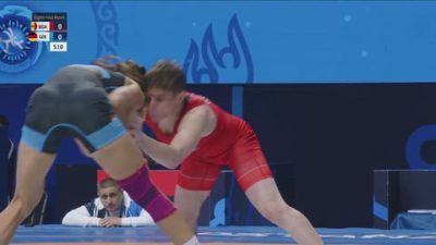 55 kg 1/8 Final - Iulia Leorda, Moldova vs Anastasia Blayvas, Germany