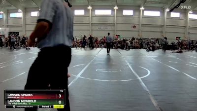 92 lbs Round 5 (10 Team) - Lawson Sparks, Rambler WC vs Landon Newbold, The Wrestling Mill