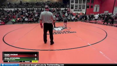 157 lbs Quarterfinal - Radic Dvorak, HUNTLEY vs Ryan McGovern, St. Charles (EAST)