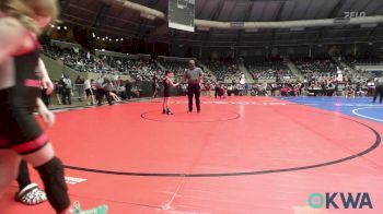 64 lbs Consi Of 8 #2 - Aurora Bearden, Skiatook Youth Wrestling vs Leo May, Runestone