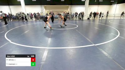 126 lbs Consi Of 32 #1 - Preston White, SC vs Tyler Ineman, OH