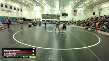 165 lbs Round 1 (3 Team) - Daven Hames, Cheyenne East vs Isaiah Manriquez, Valley
