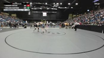 150 lbs Cons. Round 1 - Nicholas Auten, Basehor-Linwood HS vs Blaise Overbey, Leavenworth HS