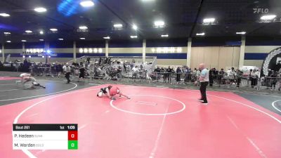 130 lbs Round Of 32 - Paige Hedeen, Sunkids vs Madison Worden, Gold Rush Wr Ac