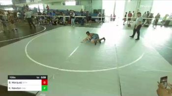 113 lbs Rr Rnd 3 - Ben Marquez, Dethrone vs Kameryn Newton, Cvbjj