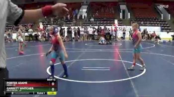 92 lbs Round 4 (6 Team) - Garrett Whitcher, Ninja Killer vs Porter Adams, NINJA