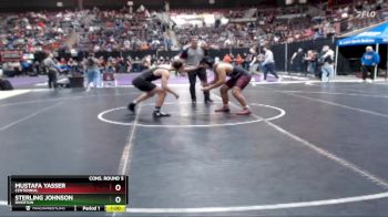 190 lbs Cons. Round 5 - Sterling Johnson, Riverton vs Mustafa Yasser, Centennial