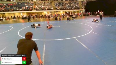 Boys 3rd-4th Grade - 53 Champ. Round 1 - Ryan Hainline, Sebolt Wrestling Academy vs Porter Stajcar, Moen Wrestling Academy