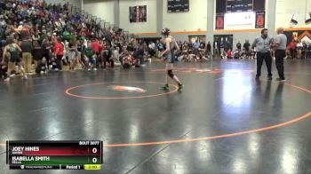 115 lbs Champ. Round 2 - Isabella Smith, Pella vs Joey Hines, Xavier