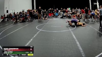 100 lbs Placement (4 Team) - Hugh Zimmerman, Dirty Jersey vs Jon Tutku, Lit Shutts