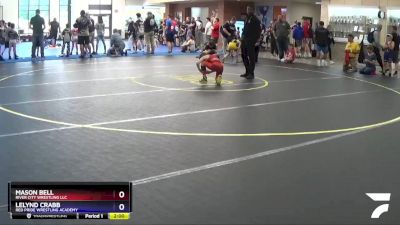 77 lbs Round 5 - Mason Bell, River City Wrestling LLC vs Lelynd Crabb, Red Pride Wrestling Academy