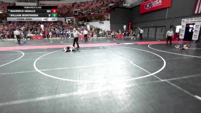 48 lbs Cons. Semi - Maverick Ingalls, Riverdale Wrestling Club vs William Mortensen, River Falls