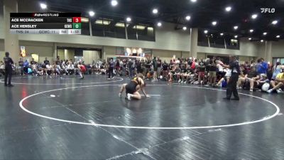 120 lbs Round 5 (6 Team) - Ace Hensley, Gulf Coast WC vs Ace McCracken, Team North Sip