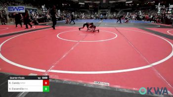 58 lbs Quarterfinal - Kaiden Candy, Sperry Wrestling Club vs Victor Escamilla, RSA RedStorm