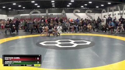 129 lbs Round 1 (8 Team) - Stetson Gabel, POWA vs Adrian Canales, Rebellion