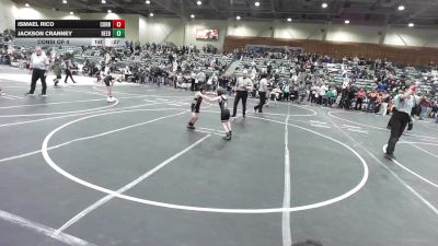 61 lbs Consi Of 4 - Ismael Rico, Corning PAL vs Jackson Cranney, Reed Raiders Wrestling