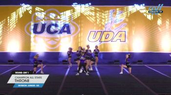 Champion All Stars - Throne [2024 L2 Junior - D2 Day 1] 2024 UCA Sandy Fall Classic