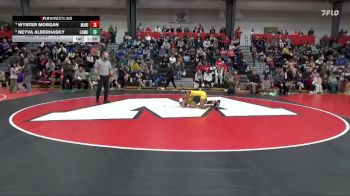 110 lbs Quarterfinal - Neyva Alberhasky, Louisa-Muscatine vs Wynter Morgan, Marion