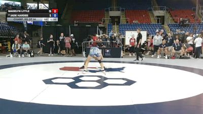 120 lbs Champ. Rd Of 64 - Madelyn Little, Pennsylvania vs Jade Hardee, Illinois