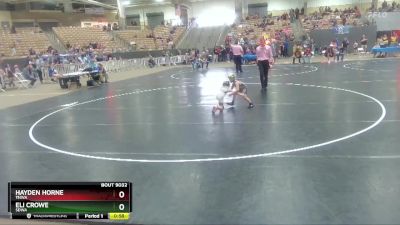 45 lbs Semifinal - Eli Crowe, SDWA vs Hayden Horne, TNWA