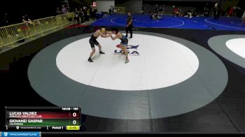 165 lbs Cons. Round 3 - Giovanei Gaspar, California vs Lucas Valdez, Paragon Wrestling Club