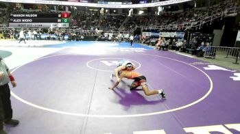 I-144 lbs Cons. Round 2 - Alex Nigro, Minisink Valley vs Mason Hilson, Niagara Falls