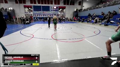 160 lbs Cons. Round 2 - Joaquin Rodriguez, Mayfield vs Michael Jaramillo, Albuquerque