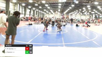 285 lbs Rr Rnd 2 - Trevi Hillman-Conley, Indiana Outlaws Select vs Jamier Ferere, Roundtree Wrestling Academy Black