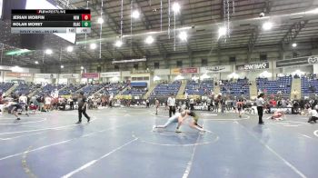 95 lbs Consi Of 8 #1 - Jeriah Morfin, New Mexico Bad Boyz vs Nolan Moret, Black Fox Wrestling Academy