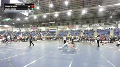 95 lbs Consi Of 8 #1 - Jeriah Morfin, New Mexico Bad Boyz vs Nolan Moret, Black Fox Wrestling Academy