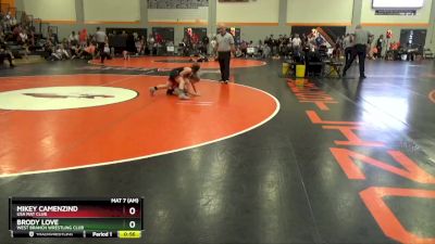 PW-14 lbs Cons. Semi - Mikey Camenzind, USA MAT CLUB vs Brody Love, West Branch Wrestling Club