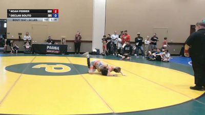 84 lbs Quarters - Noah Ferrer, Iron Horse vs Declan Solito, Seahawk Wrestling Club