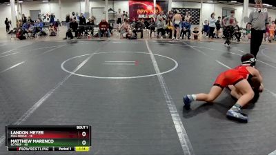 115 lbs Semis (4 Team) - Matthew Marenco, SC Prep vs Landon Meyer, Full Circle