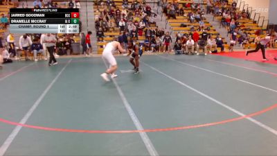 184 lbs Champ. Round 1 - Jarred Goodman, Ridgewater Community College vs Dramelle McCray, Iowa Central Community College