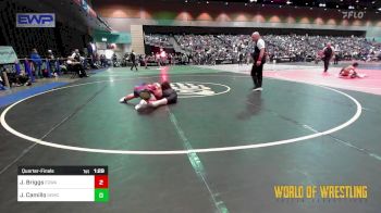 160 lbs Quarterfinal - Jacob Briggs, EGWA vs Jaxon Camillo, Salem Elite Mat Club