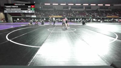 160 lbs Quarterfinal - Nancy Frayle, Washington State (W) vs Maya Marroquin, Texas A&M (W)