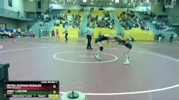 115 lbs Cons. Round 2 - Addy Ludlow, Aloha vs Zeyra Guzman Rosales, David Douglas