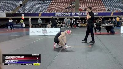 143 lbs Semis (4 Team) - Zoey Lints, Elmira College vs Taylor Cutler, Adrian College