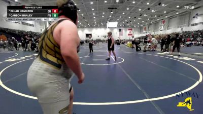 Round 4 - Carson Braley, Falconer Youth Wrestling vs Elijah Hamilton, Club Not Listed