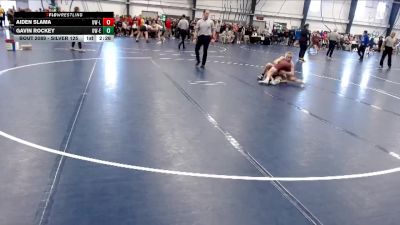 Silver 125 lbs Champ. Round 2 - Gavin Rockey, Wisconsin-Eau Claire vs Aiden Slama, Wisconsin-La Crosse