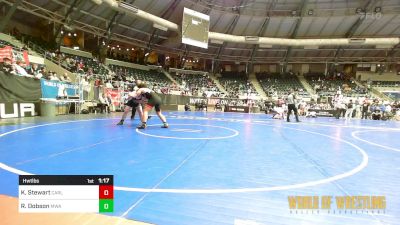 Quarterfinal - Kage Stewart, Carl Junction Takedown Club vs Ryne Dobson, Moen Wrestling Academy