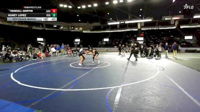 Girls 130 lbs 5th Place Match - Honey Lopez, Davis (Girls) vs Kendall Griffin, Lakes (Girls)