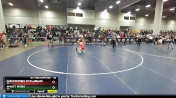 126 lbs Cons. Round 3 - Christopher McClanahan, KS vs Wyatt Weiss, WY